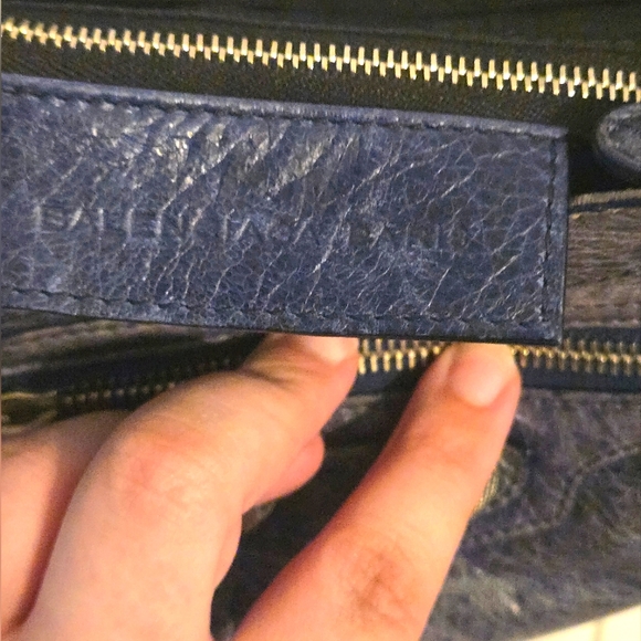 Balenciaga Motocross bodyStrap Blue/lite Blue Distressed. - Picture 7 of 16